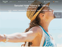 Tablet Screenshot of hotelriberadetrianasevilla.com